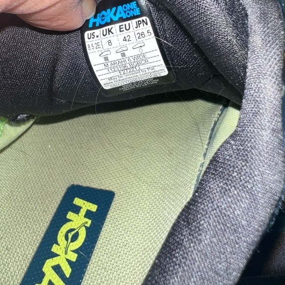 HOKA ONE ONE Men’s Ahari 6 Wide Blue Size 8.5 - Picture 12 of 12